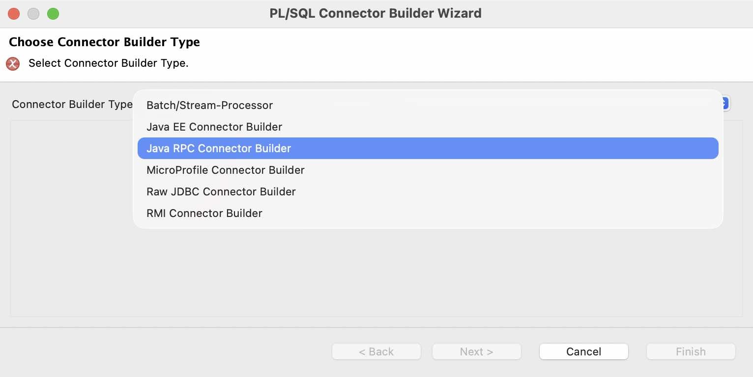 Connector Builder Wizard - Step 1
